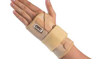 Ортез на лучезапястный сустав