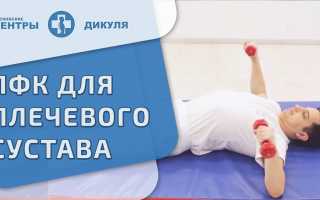 Плечелопаточный периартрит: комплекс упражнений