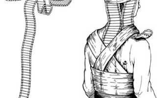 Повязки при переломе шейного отдела позвоночника