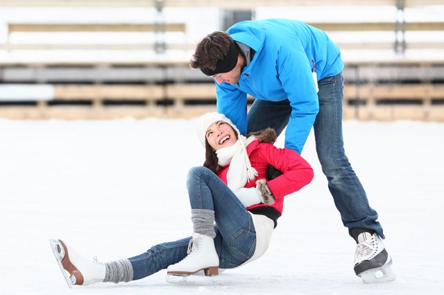 Падение на спину